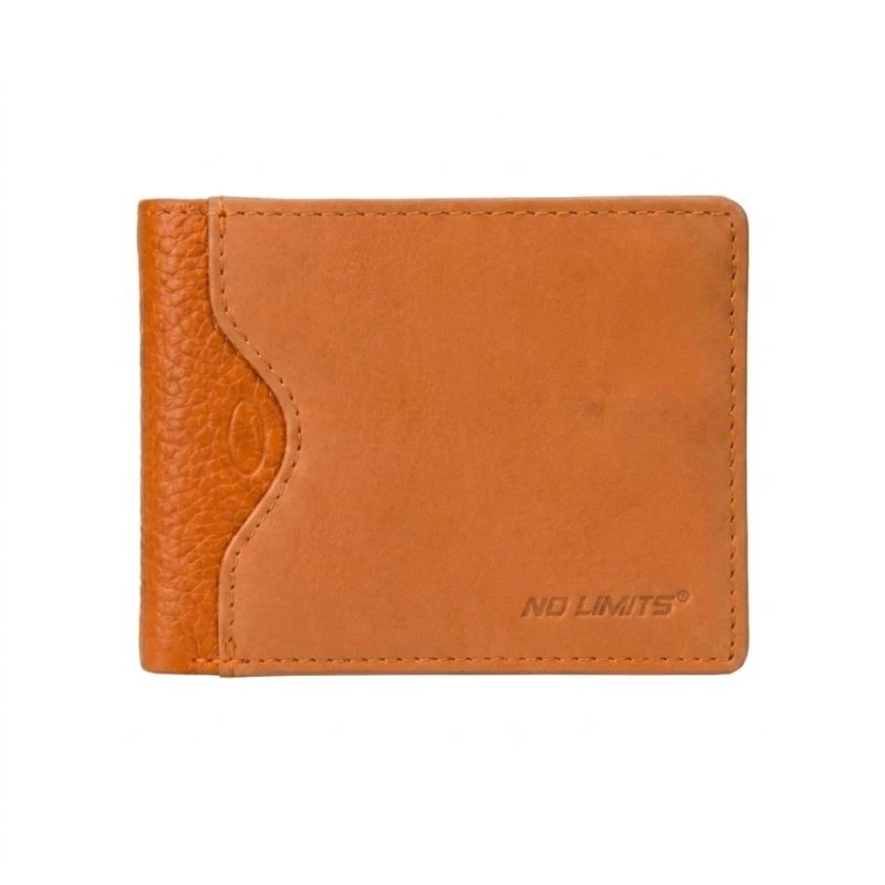 No Limits Men's Slim Wallet in Genuine Leather, With Coin Purse, Card Compartments, Elegant With Box — view 11