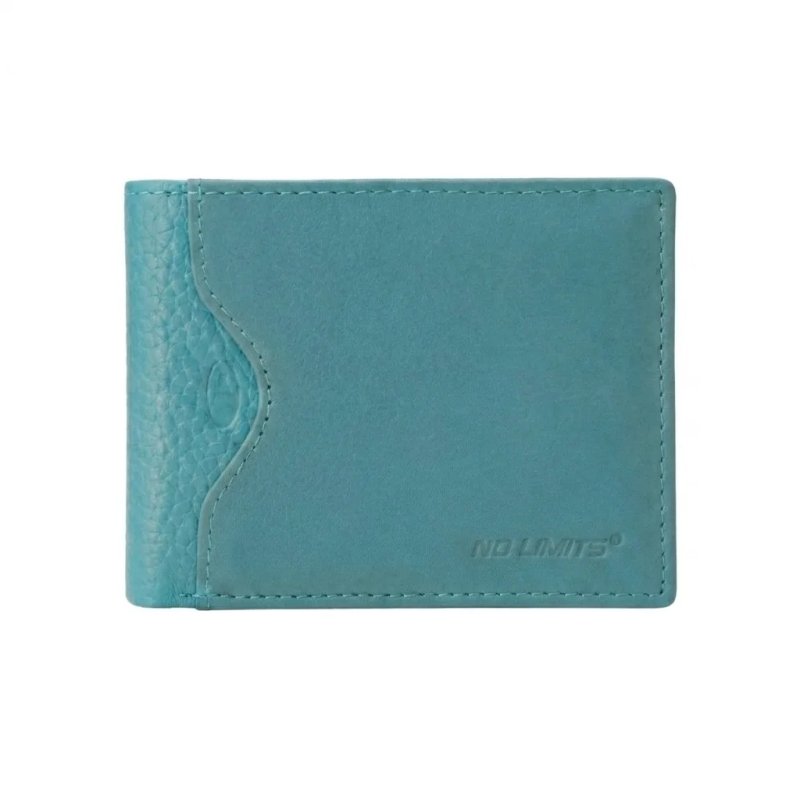 No Limits Men's Slim Wallet in Genuine Leather, With Coin Purse, Card Compartments, Elegant With Box — view 26