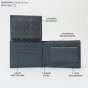 No Limits Men's Slim Wallet in Genuine Leather, With Coin Purse, Card Compartments, Elegant With Box — view 33