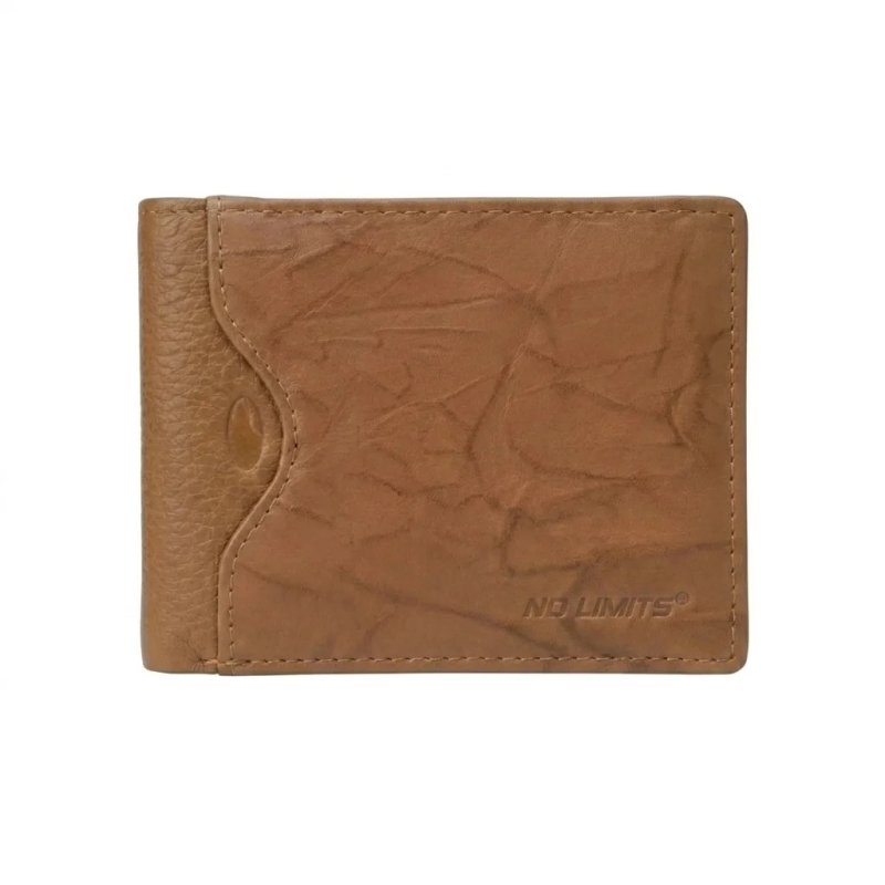 No Limits Men's Slim Wallet in Genuine Leather, With Coin Purse, Card Compartments, Elegant With Box — view 46