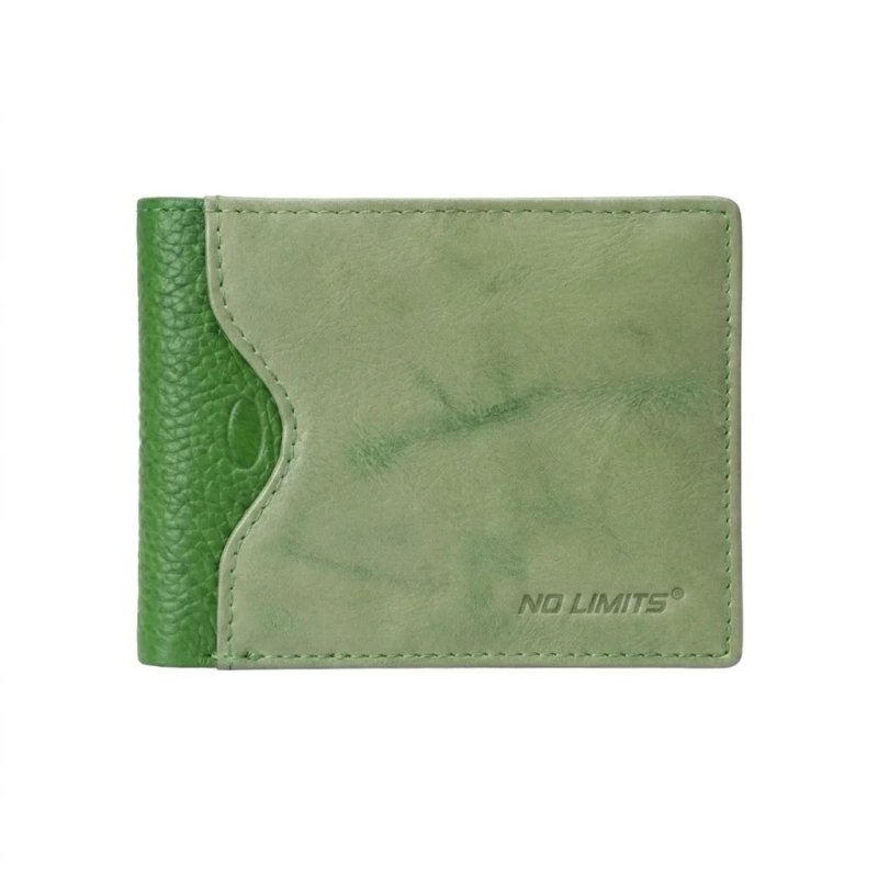 No Limits Men's Slim Wallet in Genuine Leather, With Coin Purse, Card Compartments, Elegant With Box — view 51