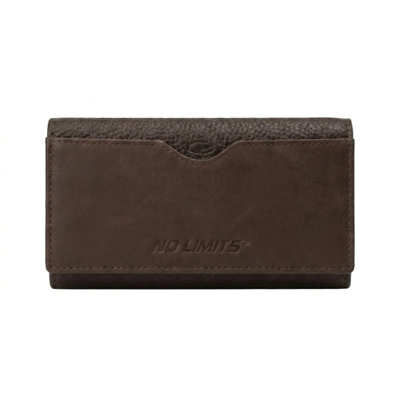 No Limits Women's Genuine Leather Wallet, Large with Multiple Compartments and Gift Box — view 13