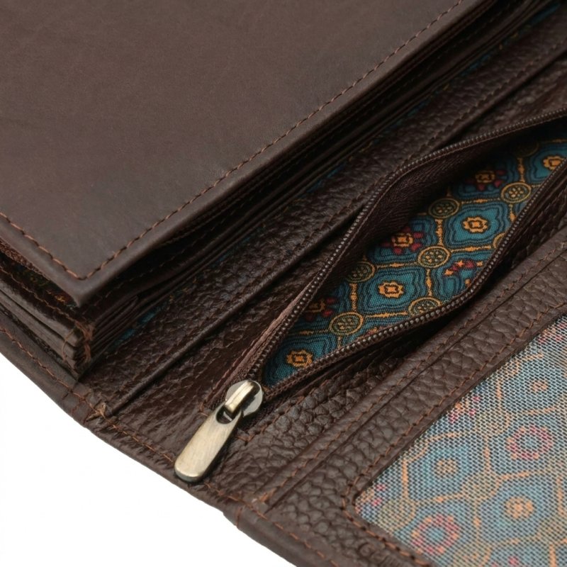 No Limits Women's Genuine Leather Wallet, Large with Multiple Compartments and Gift Box — view 16