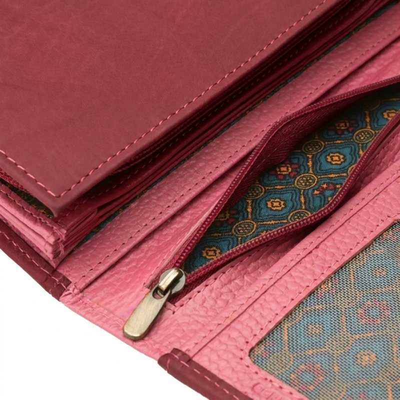 No Limits Cartera de Mujer en Piel Auténtica, Monedero Grande con Compartimentos Múltiples y Caja de Regalo — vista 22