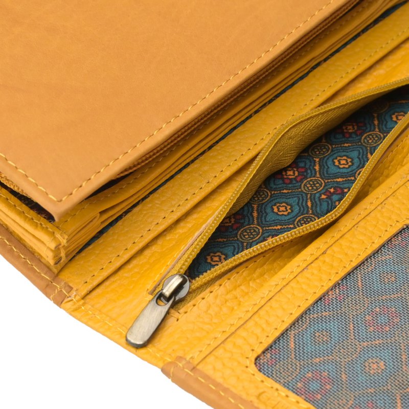 No Limits Portefeuille Femme en Cuir Véritable, Grand Porte-Monnaie avec Compartiments Multiples et Boîte Cadeau — vue 28
