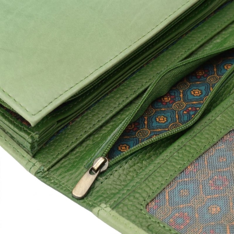 No Limits Cartera de Mujer en Piel Auténtica, Monedero Grande con Compartimentos Múltiples y Caja de Regalo — vista 64
