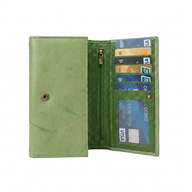 No Limits Cartera de Mujer en Piel Auténtica, Monedero Grande con Compartimentos Múltiples y Caja de Regalo — vista 62