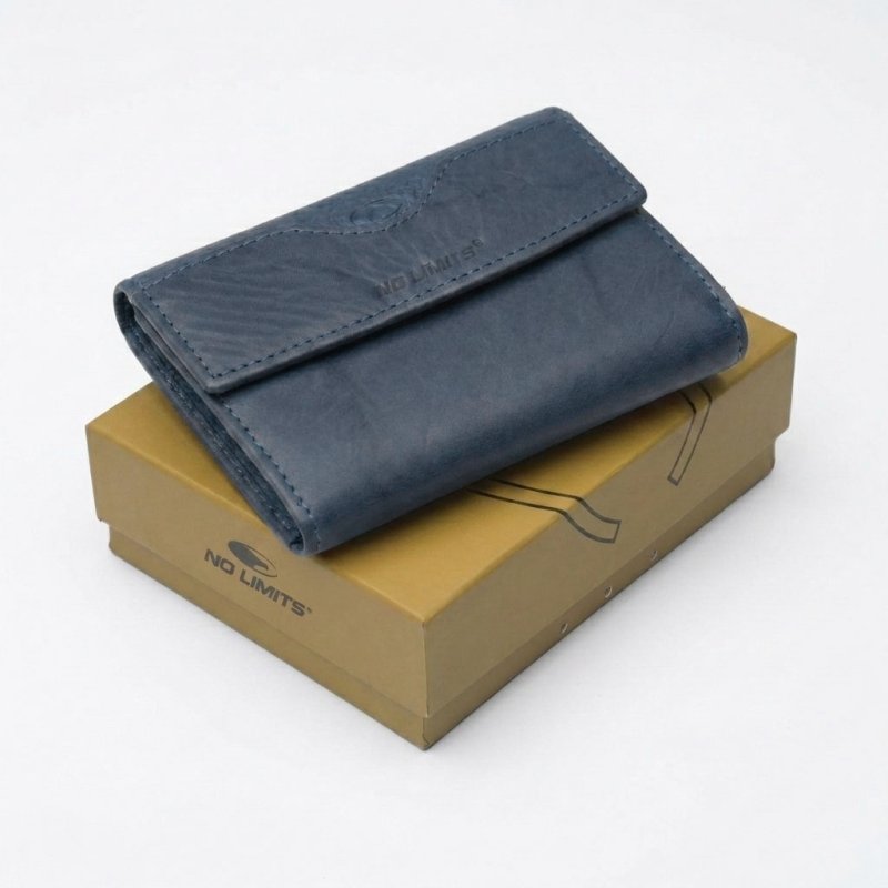 No Limits Women's Genuine Leather Wallet, Small Purse, Multiple Compartments & Gift Box — view 7