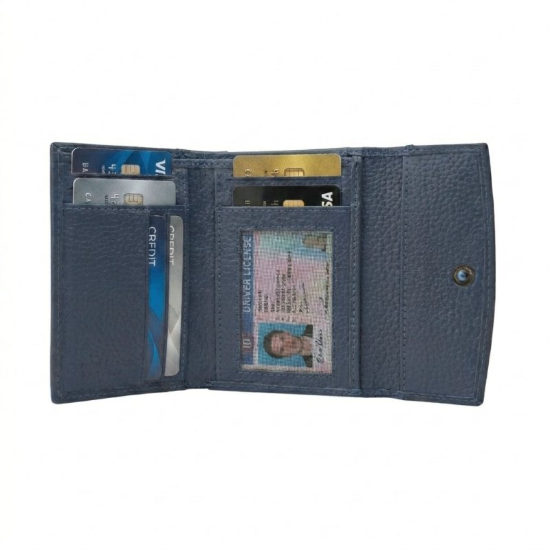 No Limits Portefeuille Femme en Cuir Véritable, Petit Porte-Monnaie avec Compartiments Multiples et Boîte Cade… — vue de face