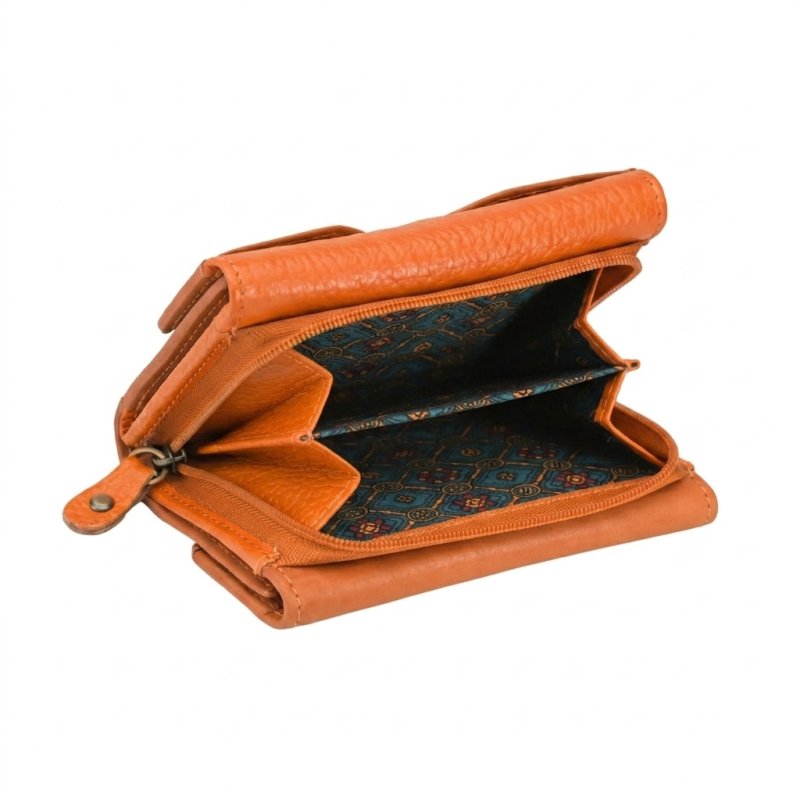 No Limits Women's Genuine Leather Wallet, Small Purse, Multiple Compartments & Gift Box — view 12