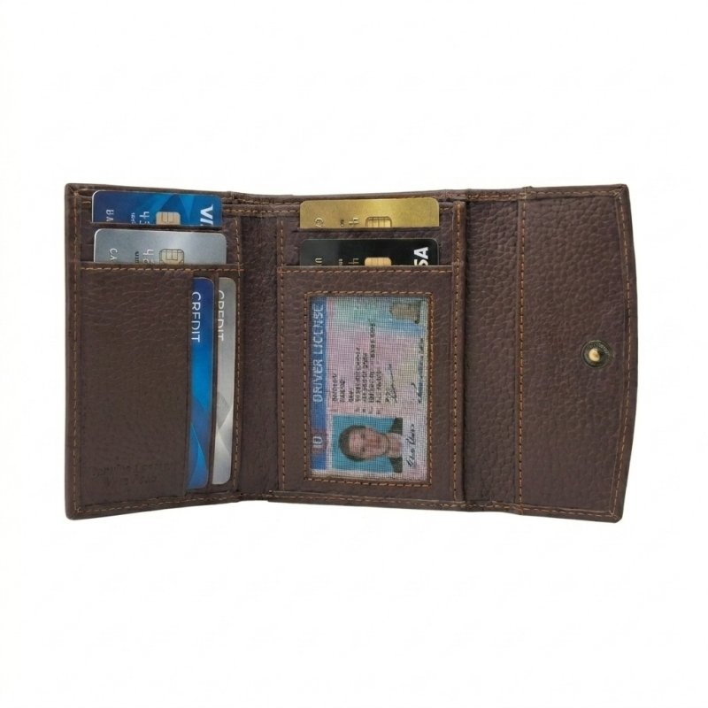 No Limits Cartera de Mujer en Piel Auténtica, Monedero Pequeño con Compartimentos Múltiples y Caja de Regalo — vista 16