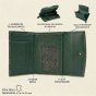 No Limits Cartera de Mujer en Piel Auténtica, Monedero Pequeño con Compartimentos Múltiples y Caja de Regalo — vista 24