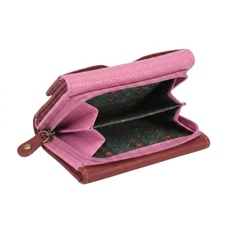 No Limits Women's Genuine Leather Wallet, Small Purse, Multiple Compartments & Gift Box — view 33