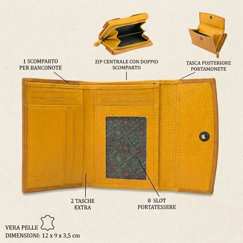 No Limits Women's Genuine Leather Wallet, Small Purse, Multiple Compartments & Gift Box — view 38