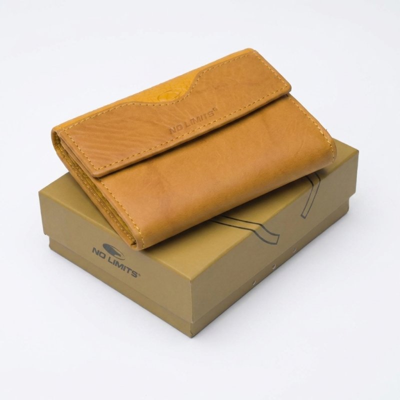 No Limits Cartera de Mujer en Piel Auténtica, Monedero Pequeño con Compartimentos Múltiples y Caja de Regalo — vista 42