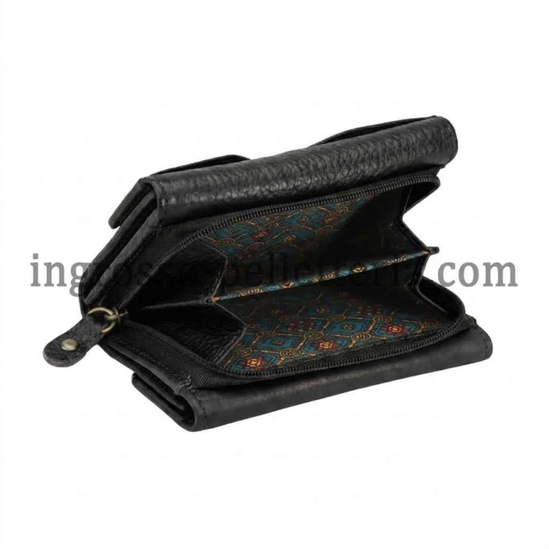 No Limits Portefeuille Femme en Cuir Véritable, Petit Porte-Monnaie avec Compartiments Multiples et Boîte Cadeau — vue 54