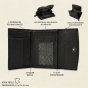 No Limits Women's Genuine Leather Wallet, Small Purse, Multiple Compartments & Gift Box — view 52