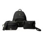 LANCETTI Ensemble 3 Sacs Femme, Sac à Dos, Sac Moyen et Pochette, Bandoulière Réglable, en PU, Détails Élégants — vue 11