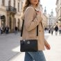 LANCETTI Set de 3 Bolsos Mujer, Mochila, Bolso Mediano y Bolso Pequeño, Correa Ajustable, en PU, Detalles Elegant… — vista 14