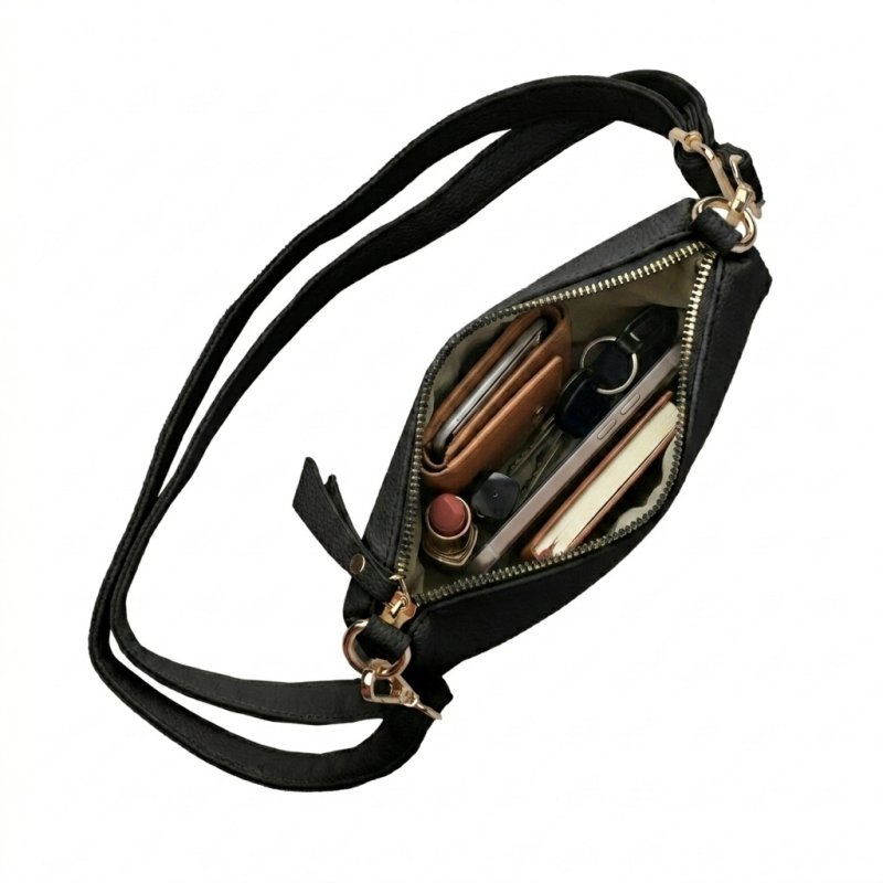 LANCETTI Set de 3 Bolsos Mujer, Mochila, Bolso Mediano y Bolso Pequeño, Correa Ajustable, en PU, Detalles Elegant… — vista 20