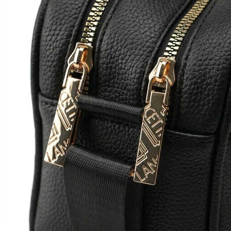 LANCETTI Sac Femme Bandoulière en PU, avec Bandoulière Réglable, Sac Moyen à Double Fermeture Zippée, Élégant — vue 12