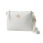 LANCETTI Bolso Bandolera para Mujer en PU, Correa Ajustable y Desmontable, Pequeño y Fino, con Cremallera, Pochette