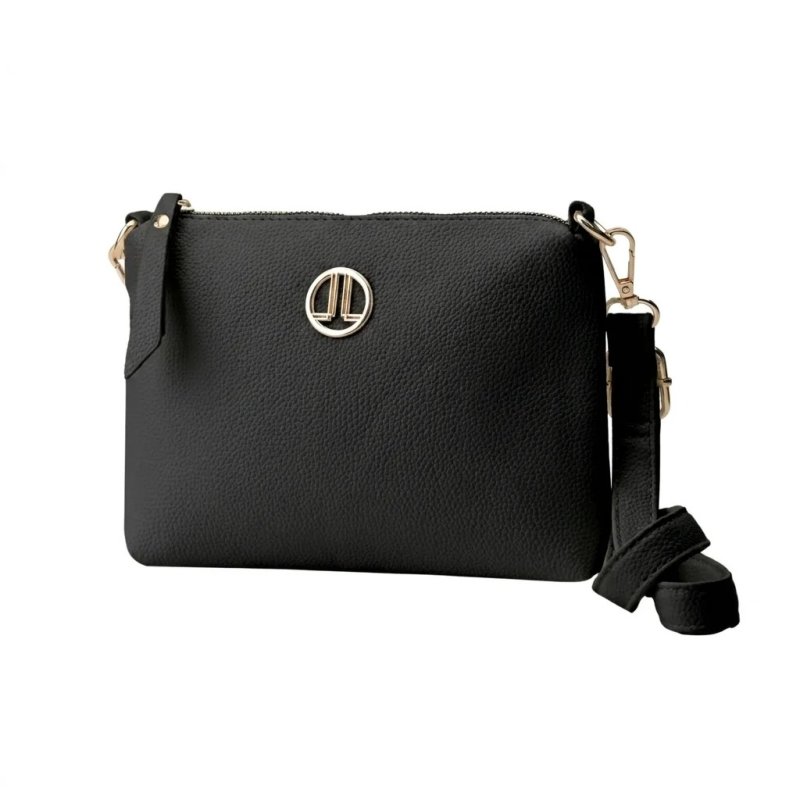 LANCETTI Sac Femme Bandoulière en PU, Bandoulière Réglable et Amovible, Petit et Fin, avec Zip, Pochette Élégante — vue 8