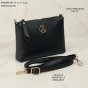 LANCETTI Sac Femme Bandoulière en PU, Bandoulière Réglable et Amovible, Petit et Fin, avec Zip, Pochette Élégante — vue 9