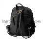 LANCETTI Rucksack Damen, Elegant aus PU mit verstellbaren Trägern, mehreren Fächern für Reise und Alltag — Logo-Detail