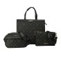 LANCETTI 3-Piece Women's Bag Set, Medium & Small Tote, Adjustable Removable Shoulder Strap, PU, Elegant Details — view 11