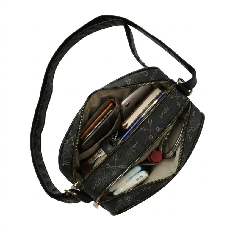 LANCETTI Set Borse Donna 3 Pezzi, Tote Media e Piccola con Tracolla Regolabile e Removibile, Materiale PU, Dettag… — vista 17