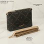 LANCETTI Sac Femme Bandoulière en PU, Bandoulière Réglable et Amovible, Petit et Fin, avec Zip, Élégante Pochette — vue 8