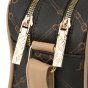 LANCETTI Bolso Mujer de Bandolera en PU, con Correa Ajustable, Bolso Mediano con Cierre de Doble Cremallera, Elega… — detalle