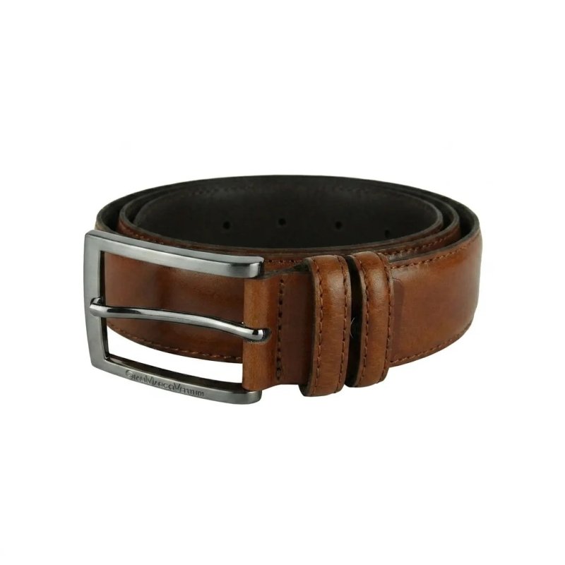 GIANMARCO VENTURI Herrengürtel aus Echtem Leder, Made In Italy, Kürzbar 1002 — Ansicht 18