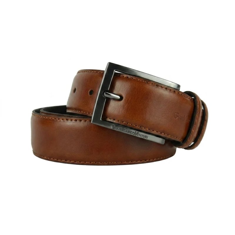 GIANMARCO VENTURI Ceinture Homme en Cuir Véritable, Made In Italy, Raccourcissable 1002 — vue 23