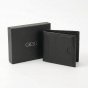 GRESEL Men's Slim Genuine Leather Wallet, Soft Nappa, Card Holder, Black — view 7