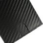 GRESEL Cartera Hombre Slim en Piel Auténtica Efecto Carbono, Tarjetero Negro — vista 7