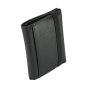 GRESEL Men's Slim Genuine Leather Wallet, Soft Nappa — inside