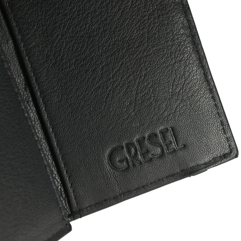 GRESEL Cartera Hombre Slim en Piel Auténtica Nappa Suave — vista 8