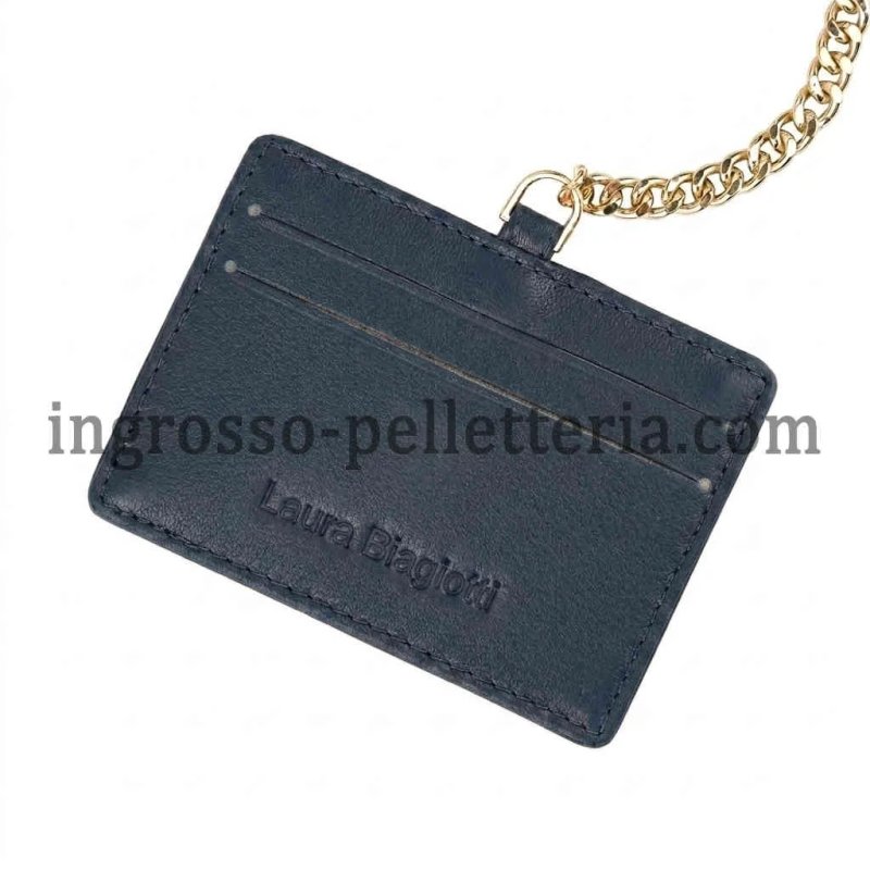 Laura Biagiotti Cartera Mujer en Piel Auténtica, Correa de Muñeca, Tarjetero Extraíble y Caja de Regalo — vista 31