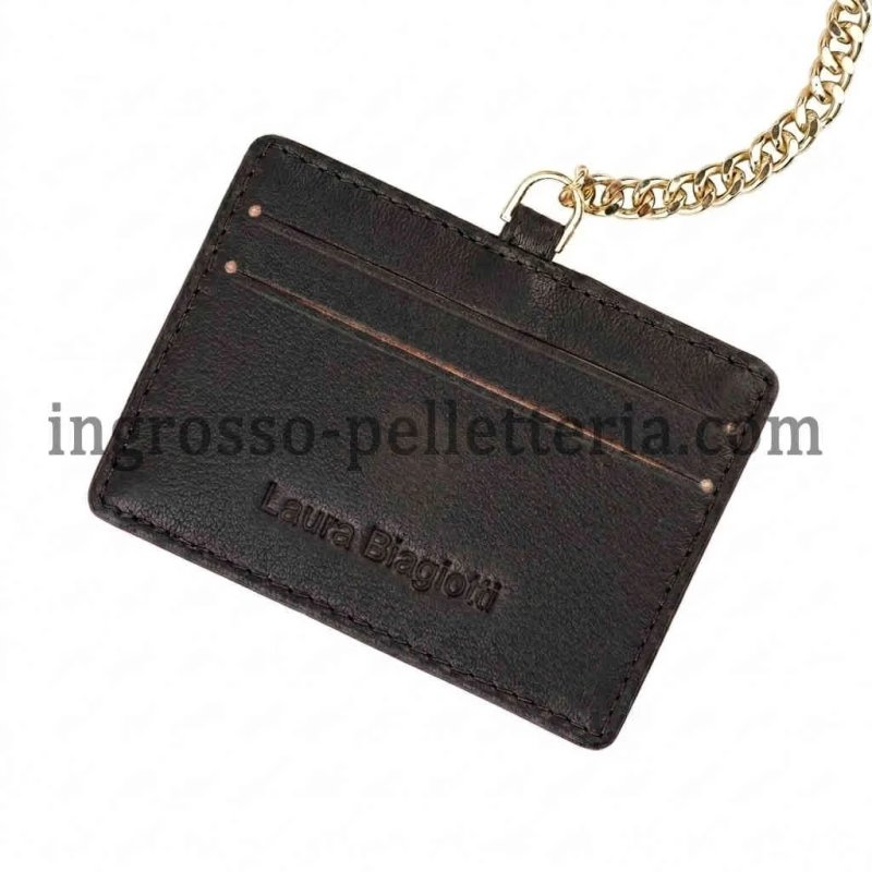 Laura Biagiotti Cartera Mujer en Piel Auténtica, Correa de Muñeca, Tarjetero Extraíble y Caja de Regalo — vista 39