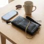 Laura Biagiotti Women's Wallet in Genuine Leather, Wrist Strap, Removable Card Holder and Gift Box — view 36