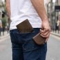 Conte Massimo Men's Gift Set, Wallet and Coin Purse in Genuine Leather, RFID Protection — view 17