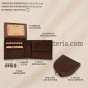 Conte Massimo Men's Gift Set, Wallet and Coin Purse in Genuine Leather, RFID Protection — view 16