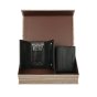 Conte Massimo Gift Set Card Holder and Key Case in Genuine Leather, Men and Women, RFID Protection