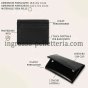 Conte Massimo Coffret Cadeau Porte-cartes et Porte-clés en Cuir Véritable, Homme et Femme, Protection RFID — vue de face