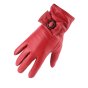 Gai Mattiolo Damenhandschuhe aus Leder mit Schleife, Fleece-Futter und Geschenkbox — Ansicht 18