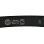 Conte Massimo Genuine Leather Belt with Glossy Patent Finish, Men's and Women's, Handmade — front view