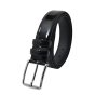 Conte Massimo Genuine Leather Belt with Glossy Patent Finish, Men's and Women's, Handmade — inside