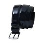 Conte Massimo Genuine Leather Belt with Glossy Patent Finish, Men's and Women's, Handmade — view 13